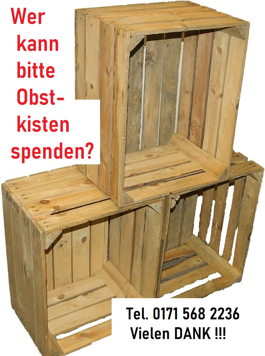 Obstkisten und Krippenbauer gesucht